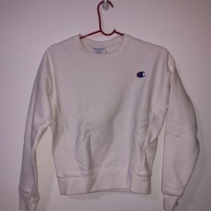 White champion sweater